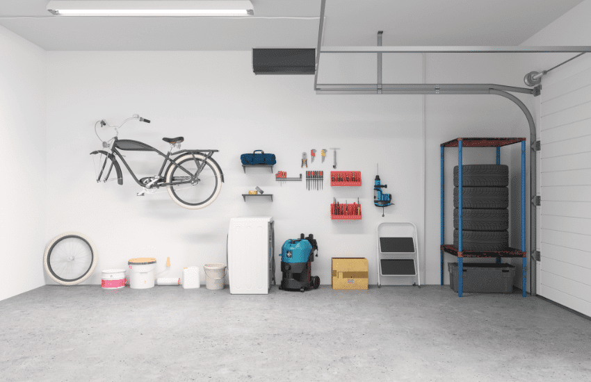 Modern garage flooring
